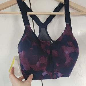 All in Motion Purple and Blue Sports Bra